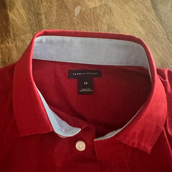 Tommy Hilfiger Boys' Long Sleeve Dress Shirt - Picture 4 of 7